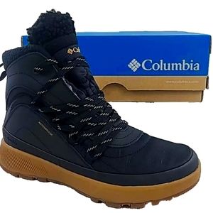 Columbia Black/Brown Boots Size 8